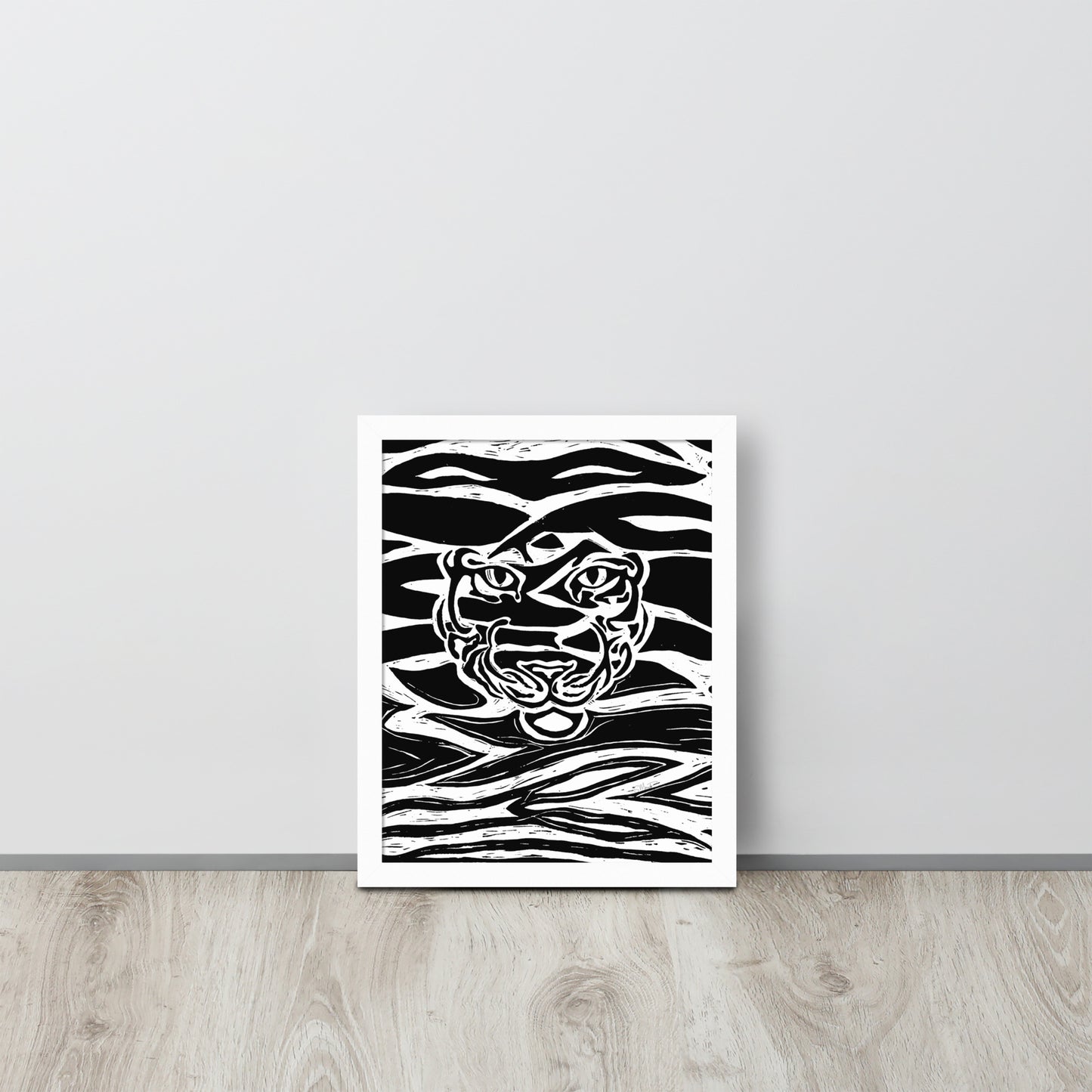Framed Tiger Print