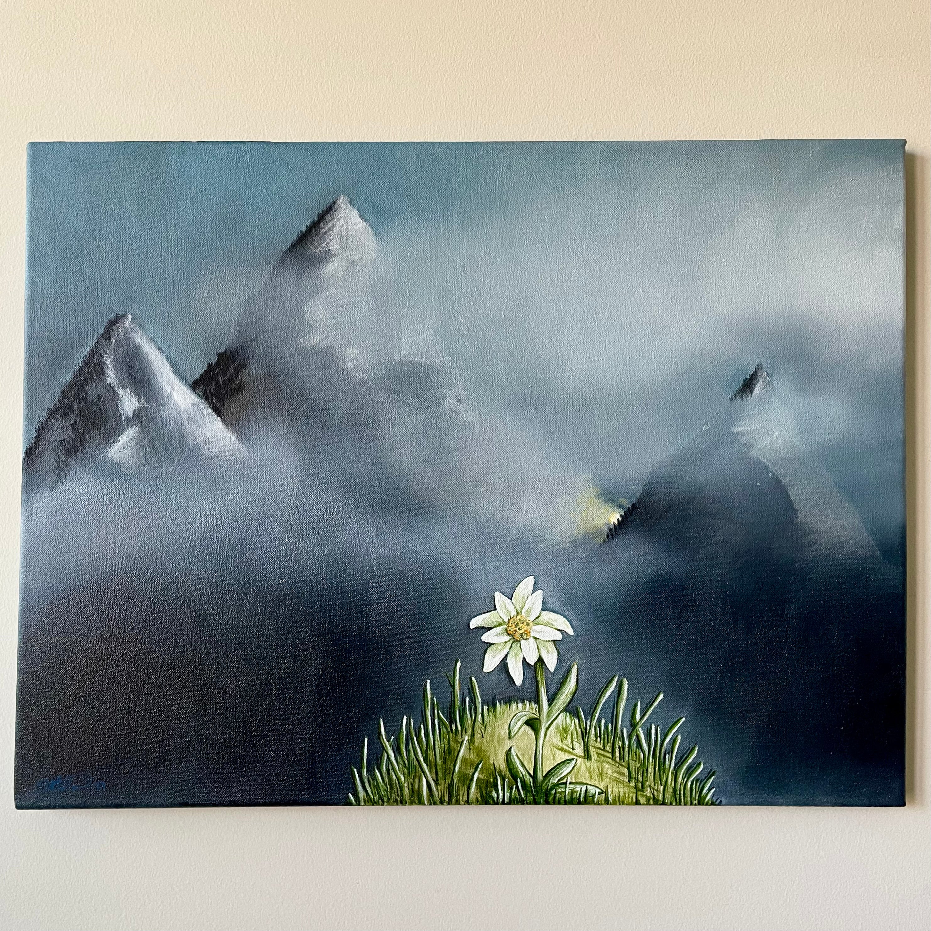 Hope On Commissioned oil painting