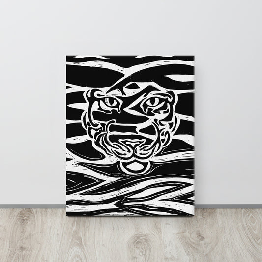 Tiger Print on Canvas